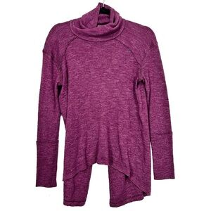 FREE PEOPLE thermal knit cowl neck sweater G12